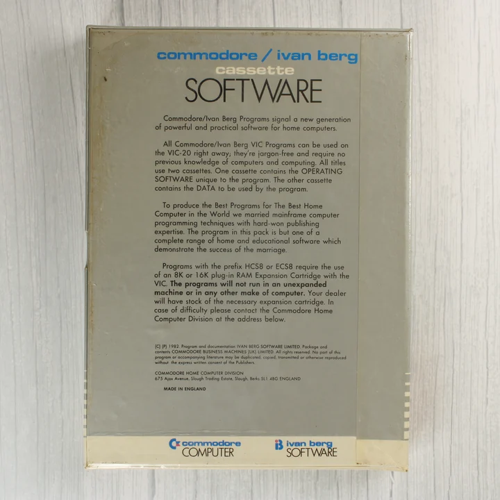 Quizmaster szoftver dobozának hátoldala leírással