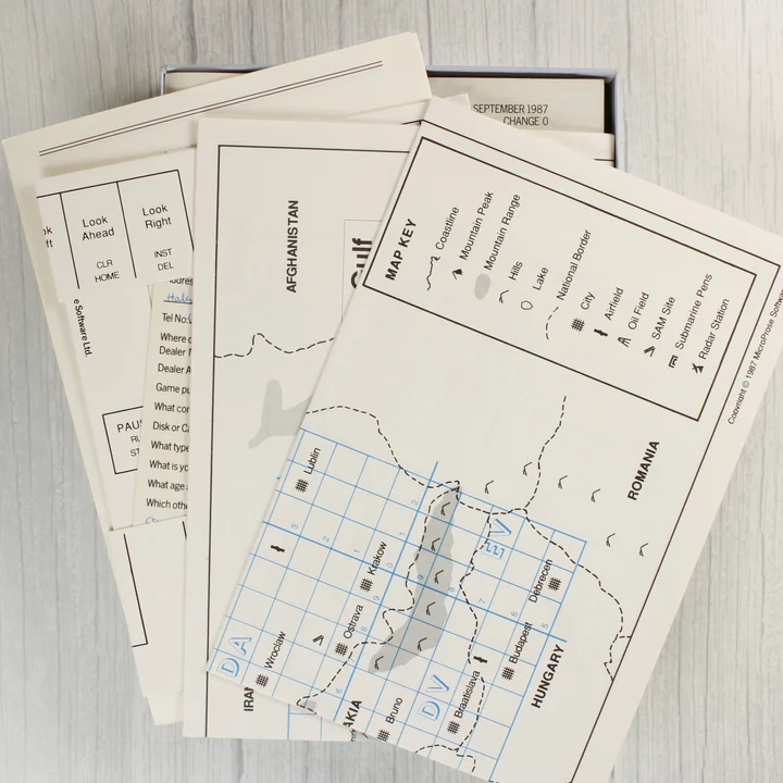 Project Stealth Fighter térképek és mellékletek