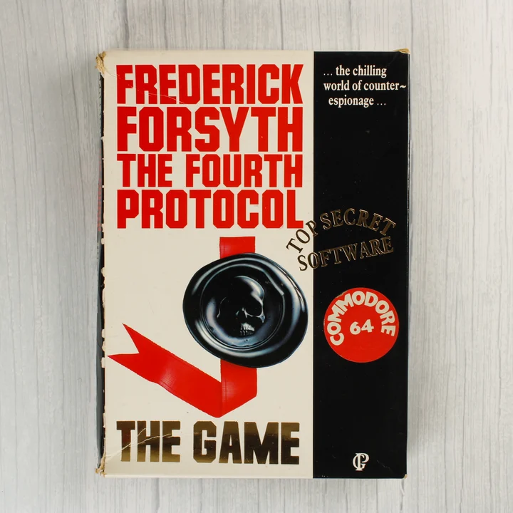 The Fourth Protocol Commodore 64 játék dobozának előlapja
