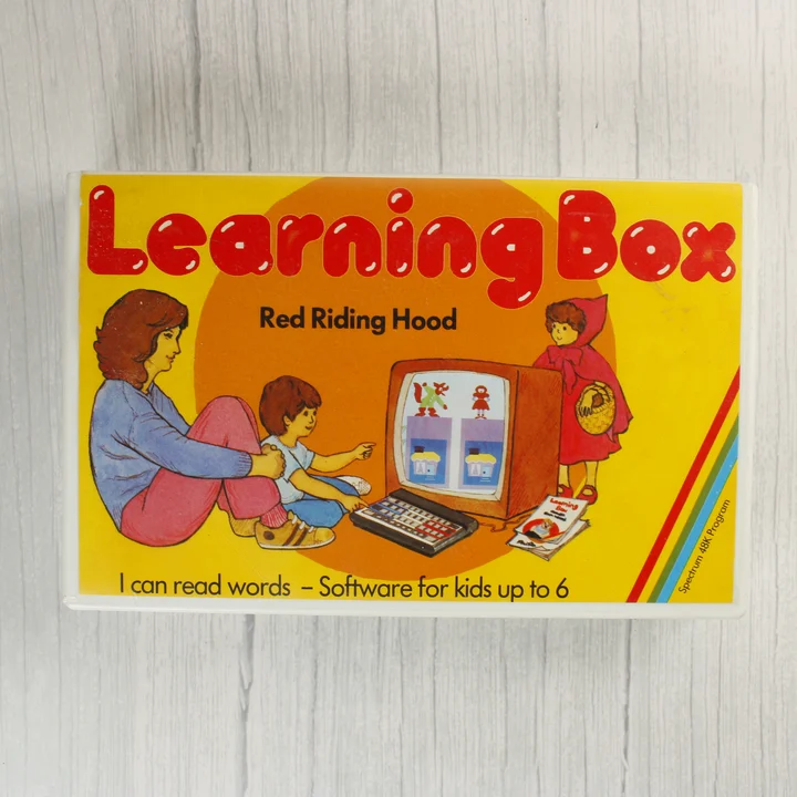 Learning Box Red Riding Hood borító Learning Box Red Riding Hood ZX Spectrum játék dobozának eleje