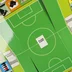 A játékhoz tartozó futballpálya mintás játéktábla