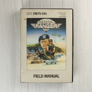 Az Airborne Ranger videójáték kézikönyvének borítója