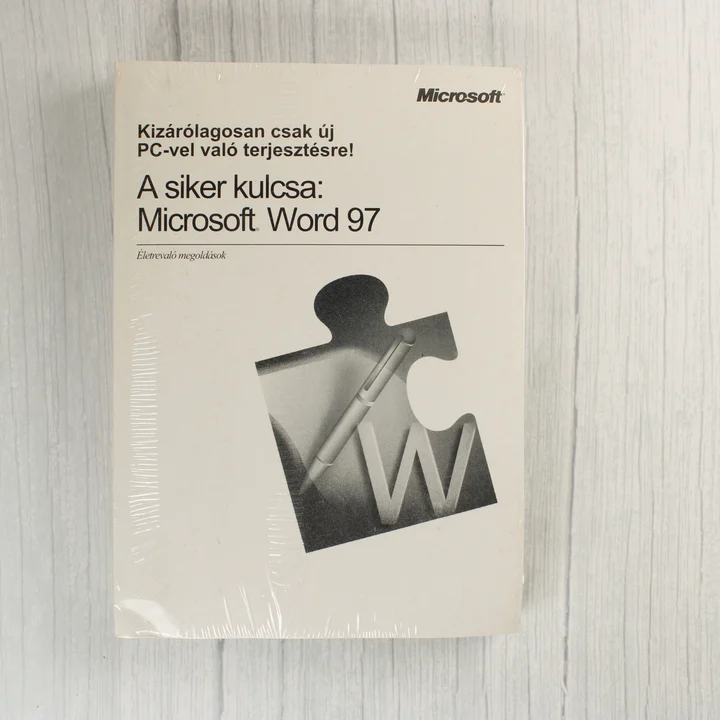 Microsoft Word 97 magyar nyelvű kézikönyv előlapja