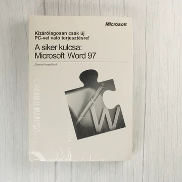 Microsoft Word 97 magyar nyelvű kézikönyv előlapja