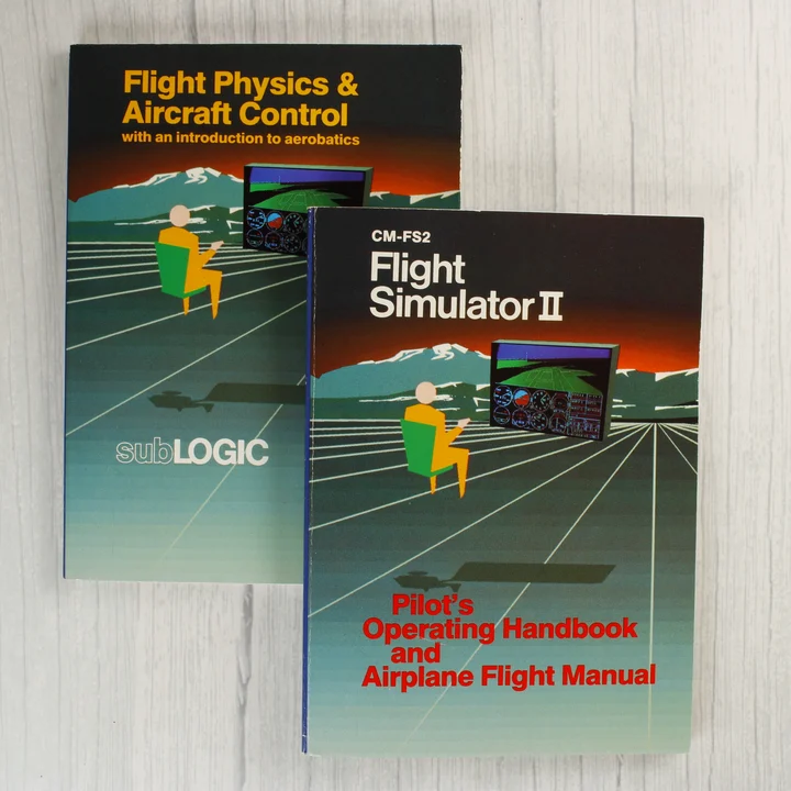 Flight Simulator II kézikönyvek