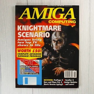 Az Amiga Computing magazin 61. számának borítója