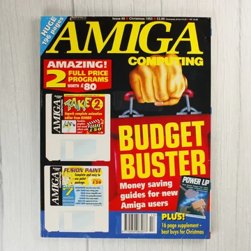 Az Amiga Computing magazin 1993. karácsonyi számának borítója