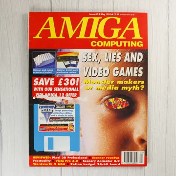 Az Amiga Computing magazin 60. számának borítója