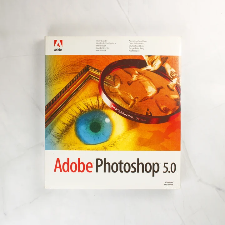 Adobe Photoshop 5.0 felhasználói kézikönyv előlapja