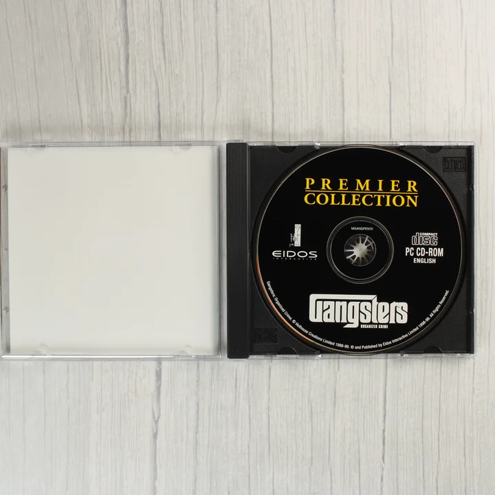 Gangsters: Organized Crime PC CD-ROM lemez a tokban
