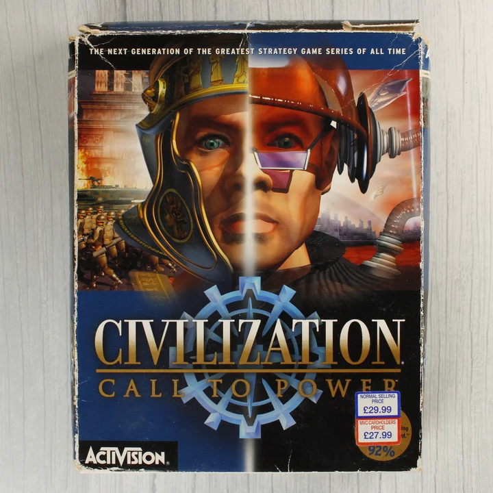 Civilization Call to Power nagy dobozos PC játék elölnézete