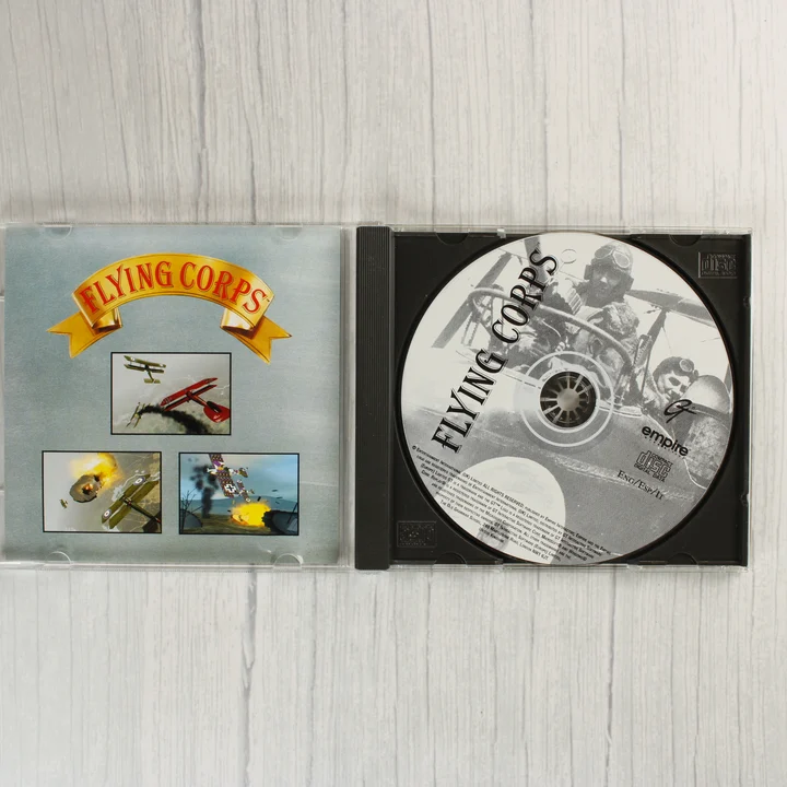 Flying Corps CD-tok és a szoftver lemeze