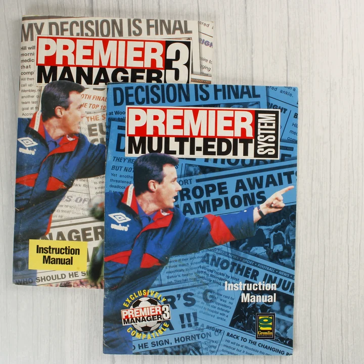 Premier Manager 3 Deluxe használati útmutatók