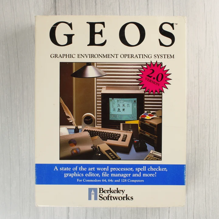 GEOS 2.0 doboz eleje GEOS 2.0 operációs rendszer dobozának eleje