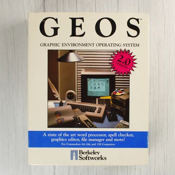 GEOS 2.0 operációs rendszer dobozának eleje