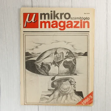 A Mikroszámítógép Magazin 1990/5 számának címlapja