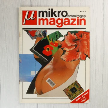 A Mikroszámítógép Magazin 1989/11-es számának címlapja