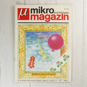 A Mikroszámítógép Magazin 1989/3. számának címlapja