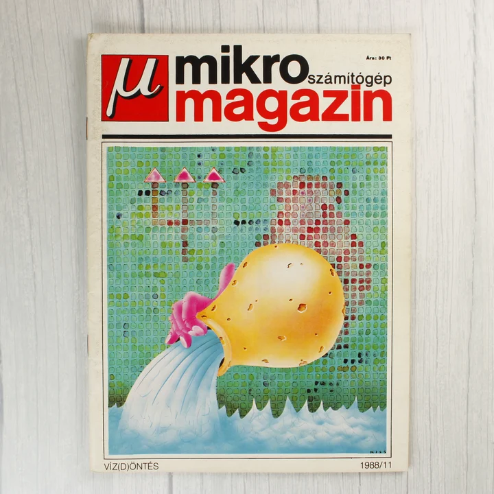 Mikroszámítógép Magazin 1988/11 címlap A Mikroszámítógép Magazin 1988/11-es számának címlapja