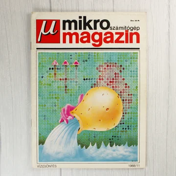 A Mikroszámítógép Magazin 1988/11-es számának címlapja