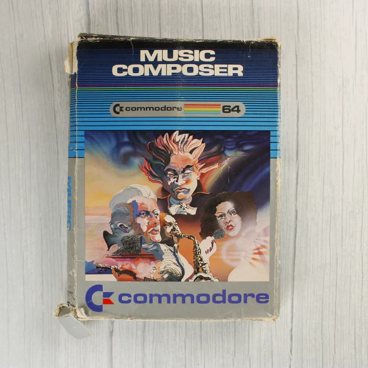 Commodore 64 Music Composer doboz elölnézete