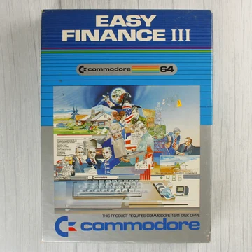 Easy Finance III Commodore 64 szoftver dobozának előlapja
