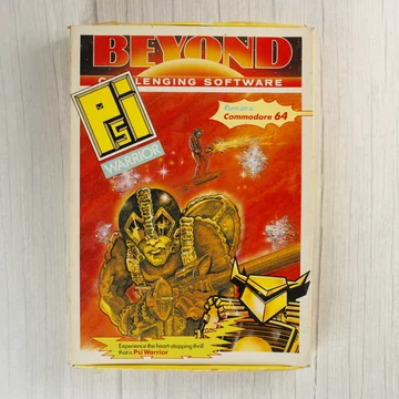 Psi Warrior Commodore 64 videójáték dobozának előlapja