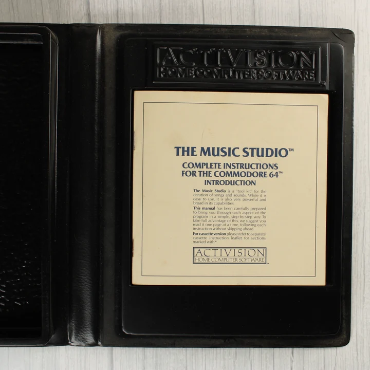 The Music Studio használati útmutató a tokban