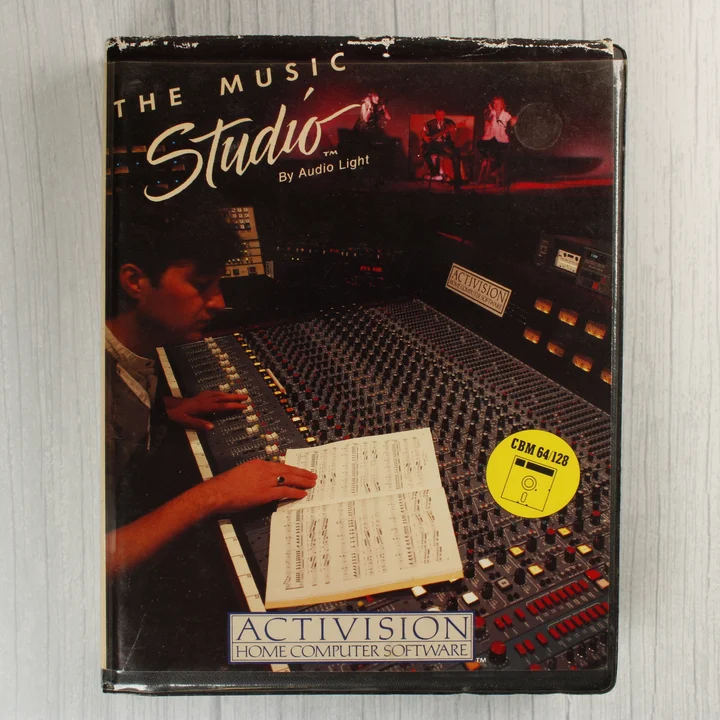 The Music Studio szoftver dobozának előlapja