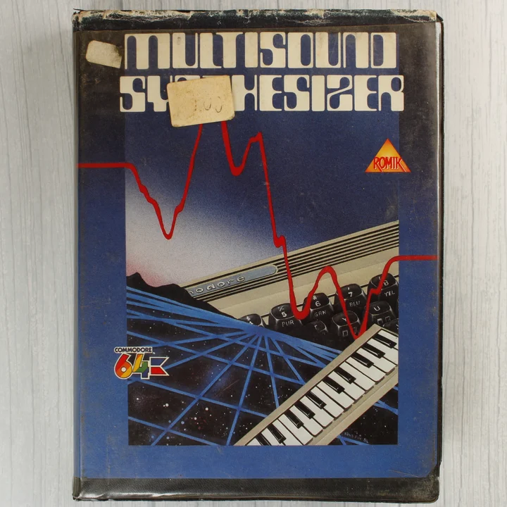 Multisound Synthesizer előlap Multisound Synthesizer Commodore 64 szoftver tokjának előlapja