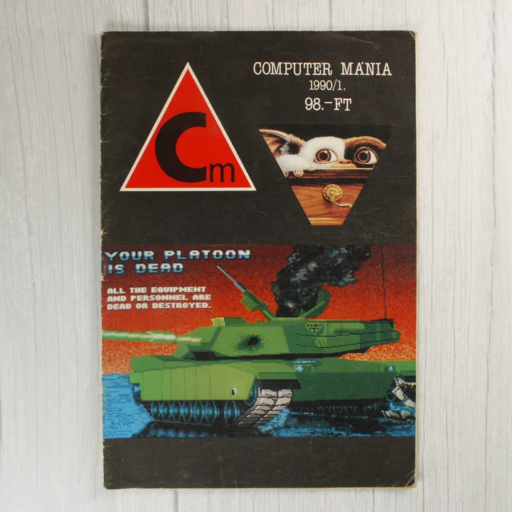 A Computer Mania 1990/1-es számának borítója