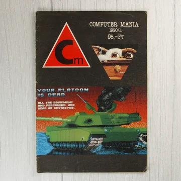 A Computer Mania 1990/1-es számának borítója