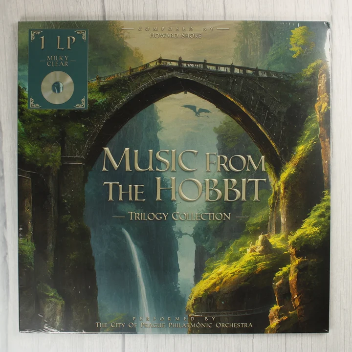 Music From The Hobbit Trilogy Collection bakelit lemez borítója