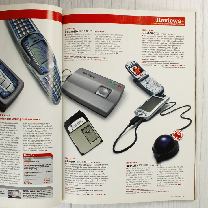 T3 magazin belső oldalak A T3 magazin belső oldalai mobiltelefon tesztekkel