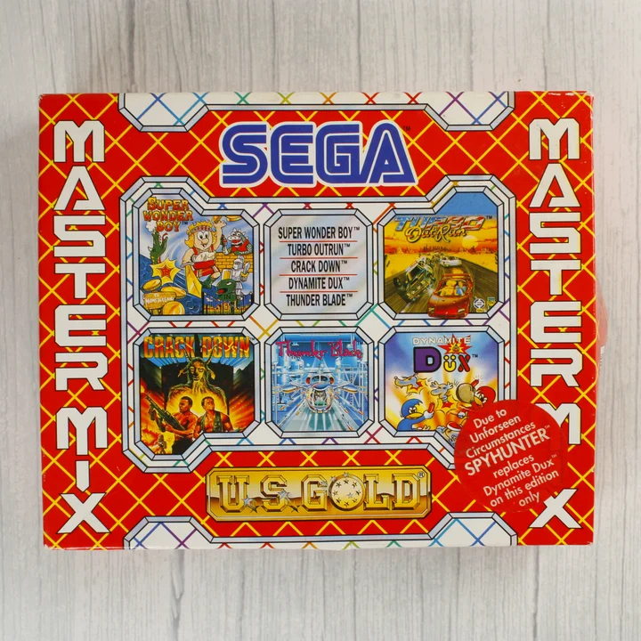 Sega Master Mix videójáték-válogatás dobozának előlapja