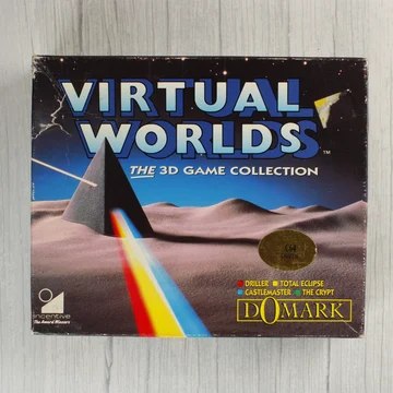 Virtual Worlds: The 3D Game Collection Commodore 64 dobozának eleje