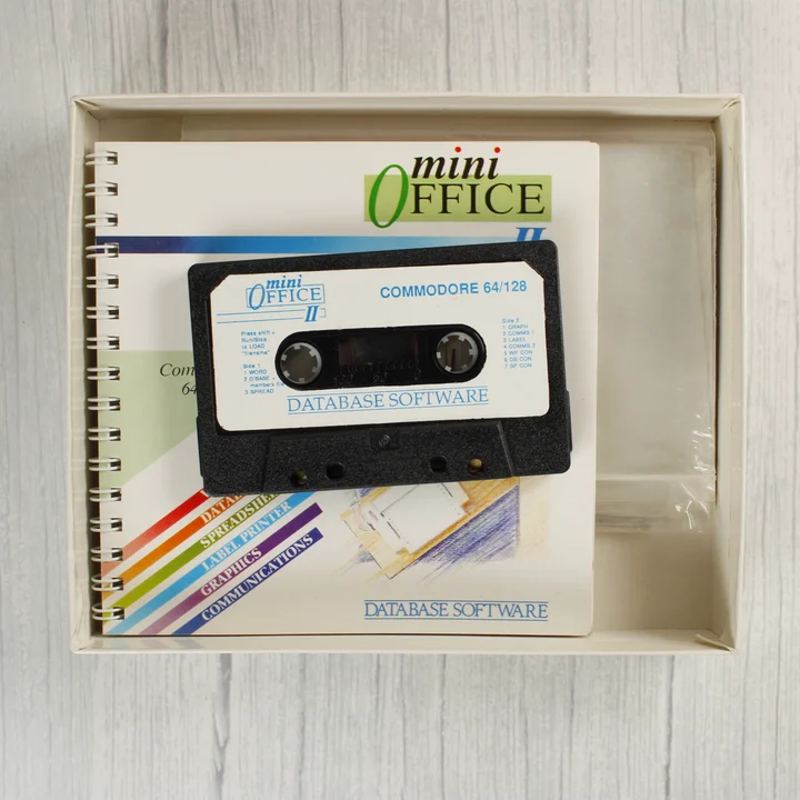 Mini Office II szoftverkazetta és kézikönyv