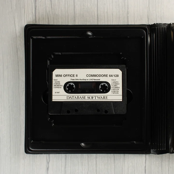 Mini Office II fekete szoftver kazetta a tokban