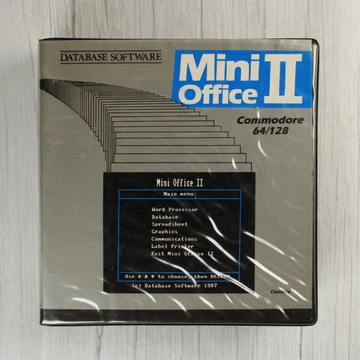 Mini Office II szoftver borítója Commodore 64-hez