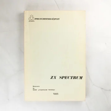 A ZX Spectrum Bevezető és BASIC programozási kézikönyv előlapja