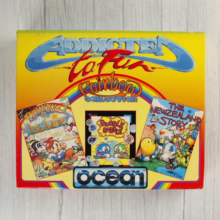 Az Addicted to Fun Rainbow Collection videójáték dobozának előlapja