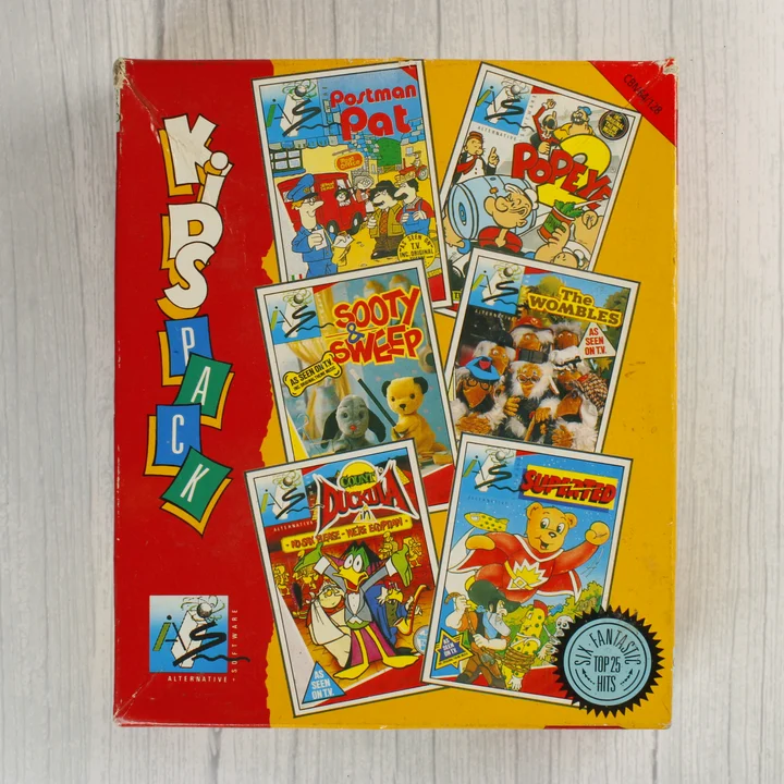 Alternative Software Kids Pack videójáték-válogatás dobozának eleje