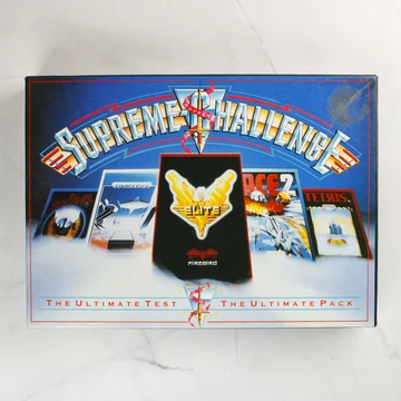 A Supreme Challenge videójáték-válogatás dobozának eleje