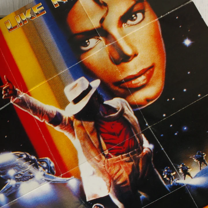 Michael Jackson poszter melléklet a játékhoz