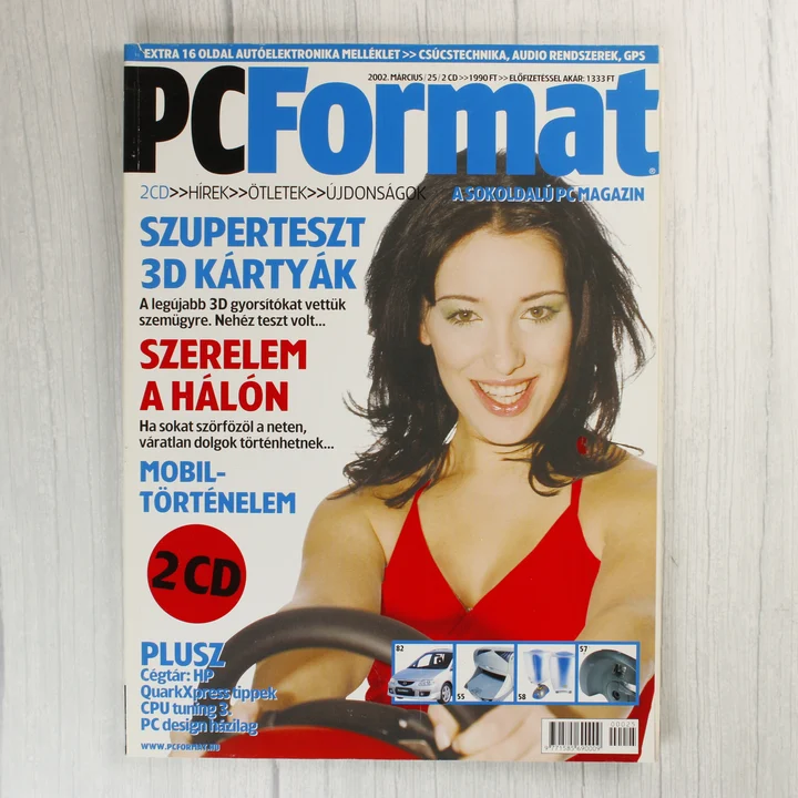 A PC Format magazin 2002. márciusi számának címlapja