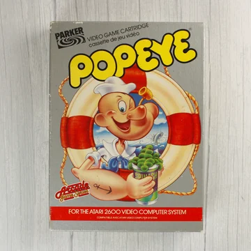 Popeye Atari 2600 videójáték dobozának előlapja