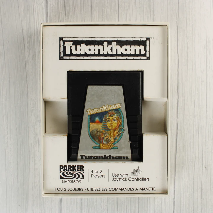 Tutankham cartridge Tutankham videójáték cartridge a belső tartóban