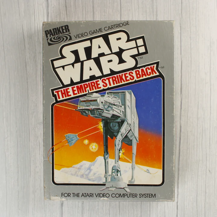 Star Wars The Empire Strikes Back Atari játék dobozának eleje