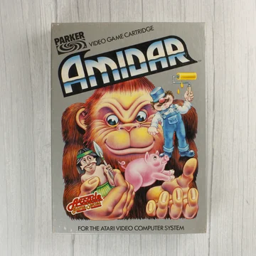 Az Amidar Atari 2600 videójáték dobozának előlapja