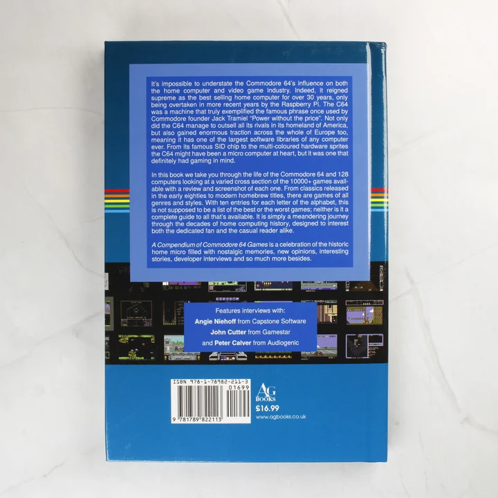 A Compendium of Commodore 64 Games Volume One könyv hátlapja